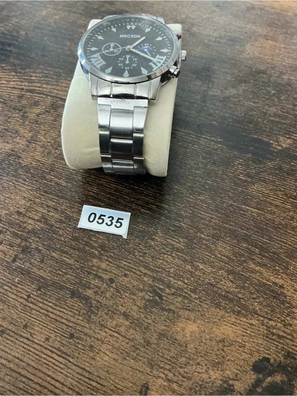 MSCXDK Stainless Steel Men's Watch in Black